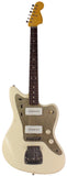 Nash JM63 Jazzmaster Guitar, Olympic White, Light Aging