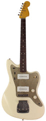 Nash JM63 Jazzmaster Guitar, Olympic White, Light Aging