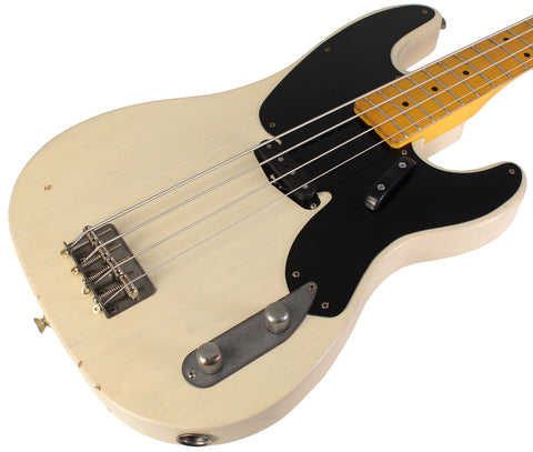 Nash PB52 Bass Guitar, Mary Kaye White, Light Aging