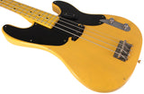 Nash PB-55 Bass Guitar, Butterscotch Blonde, Light Aging