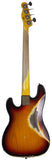 Nash PB-55 Bass Guitar, 3-Tone Burst, Heavy Aging