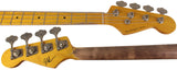 Nash PB-57 Bass Guitar, Teal, Gold Anodized Pickguard