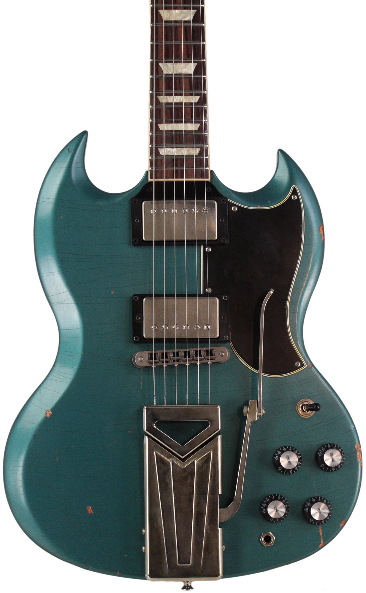 Nash Refinished Gibson SG Guitar - Ocean Turquoise | Humbucker Music