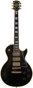Nash Refinished Gibson Custom Shop Les Paul Custom Guitar, Black Beauty