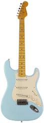 Nash S57 Guitar, Sonic Blue, Light Aging