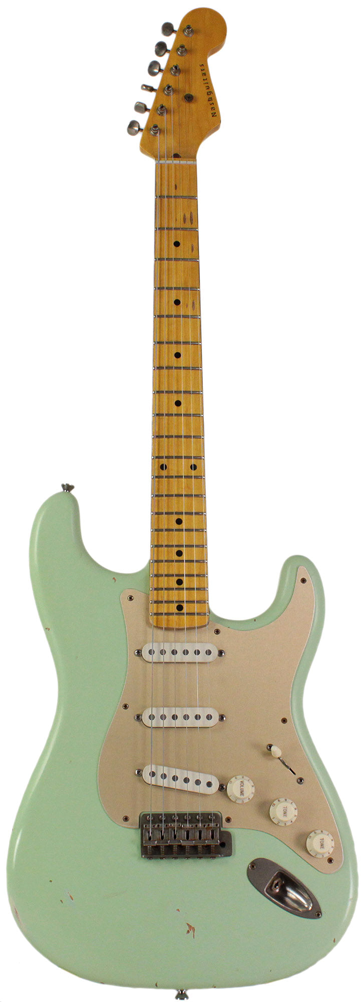 Nash S57 Guitar, Surf Green, Gold Pickguard | Humbucker Music