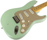 Nash S-57 Guitar, Surf Green, Gold Pickguard