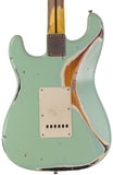 Nash S57 Guitar, Surf Green over 3 Tone Sunburst