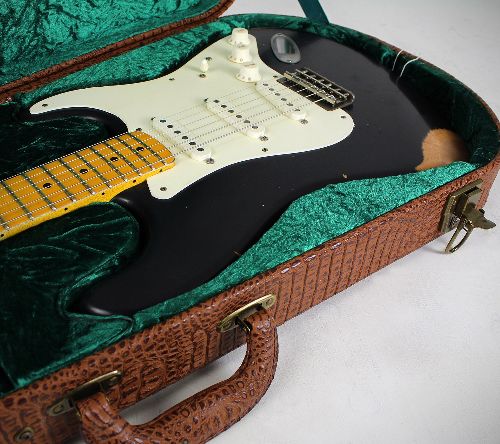 Nash S57 Guitar, Black, Hard Tail, Medium Aging | Humbucker Nash S57 Guitar, Black, Hard Tail, Medium Aging | Humbucker