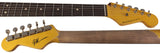 Nash S-63 Guitar, HSS, Black over 3 Tone Sunburst, Heavy Aging