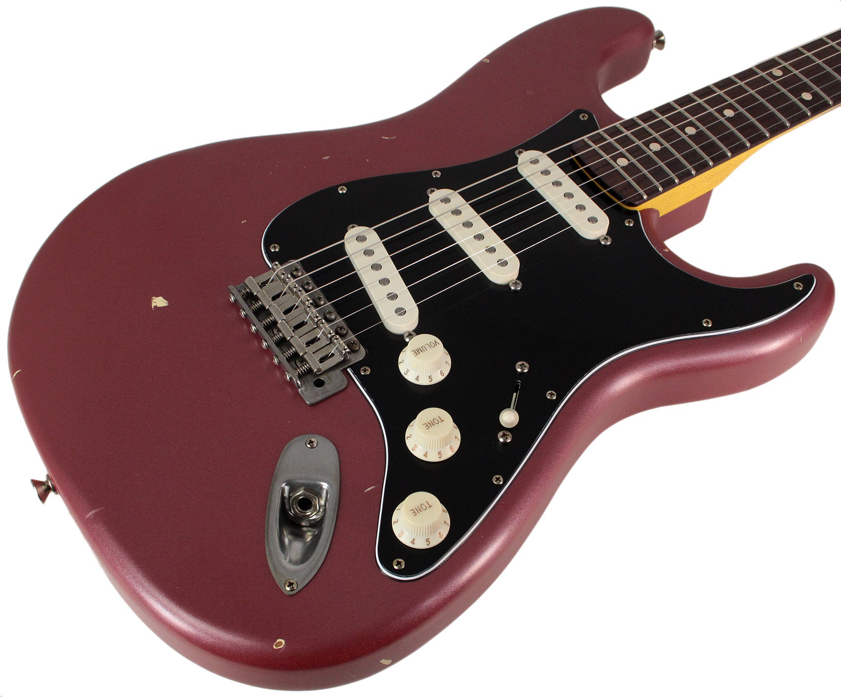 Nash S63 Guitar, Burgundy Mist Metallic, Light Aging