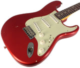 Nash S-63 Guitar, Candy Apple Red, Light Aging