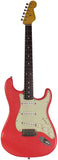 Nash S63 Guitar, Fiesta Red, Light Aging