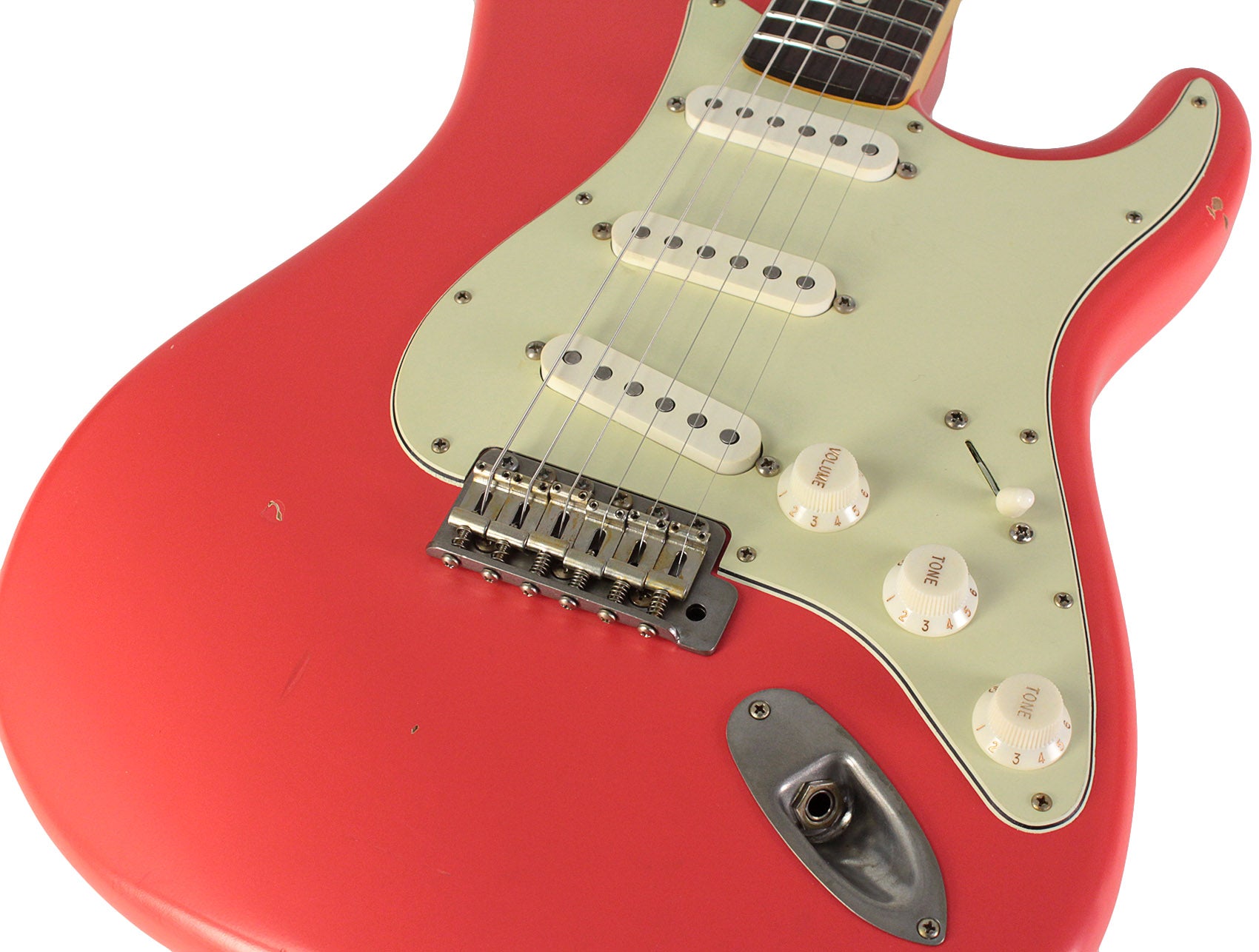 Nash S63 Guitar, Fiesta Red, Light Aging | Humbucker Music