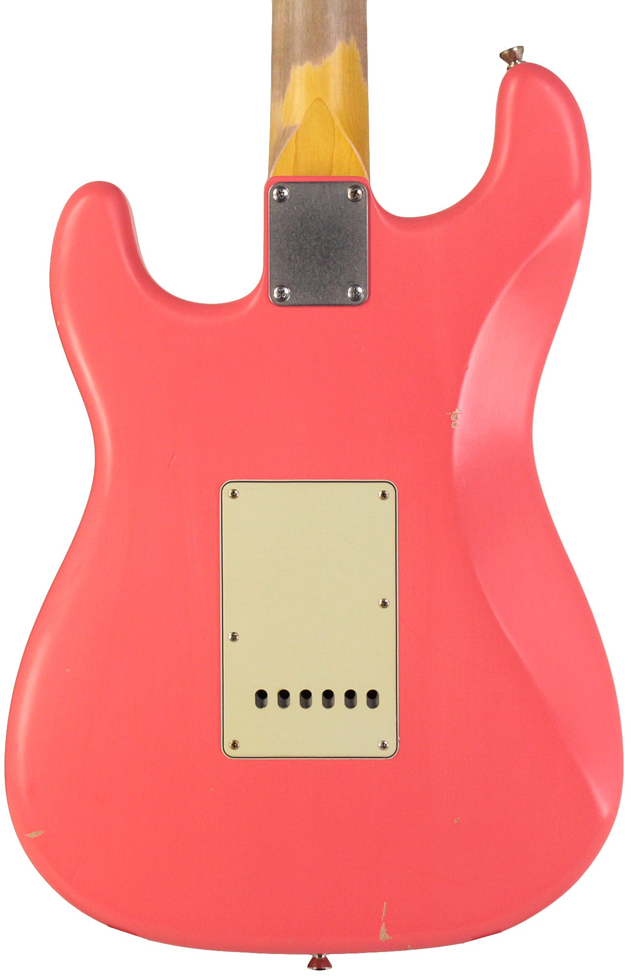 Nash S63 Guitar, Fiesta Red, Light Aging