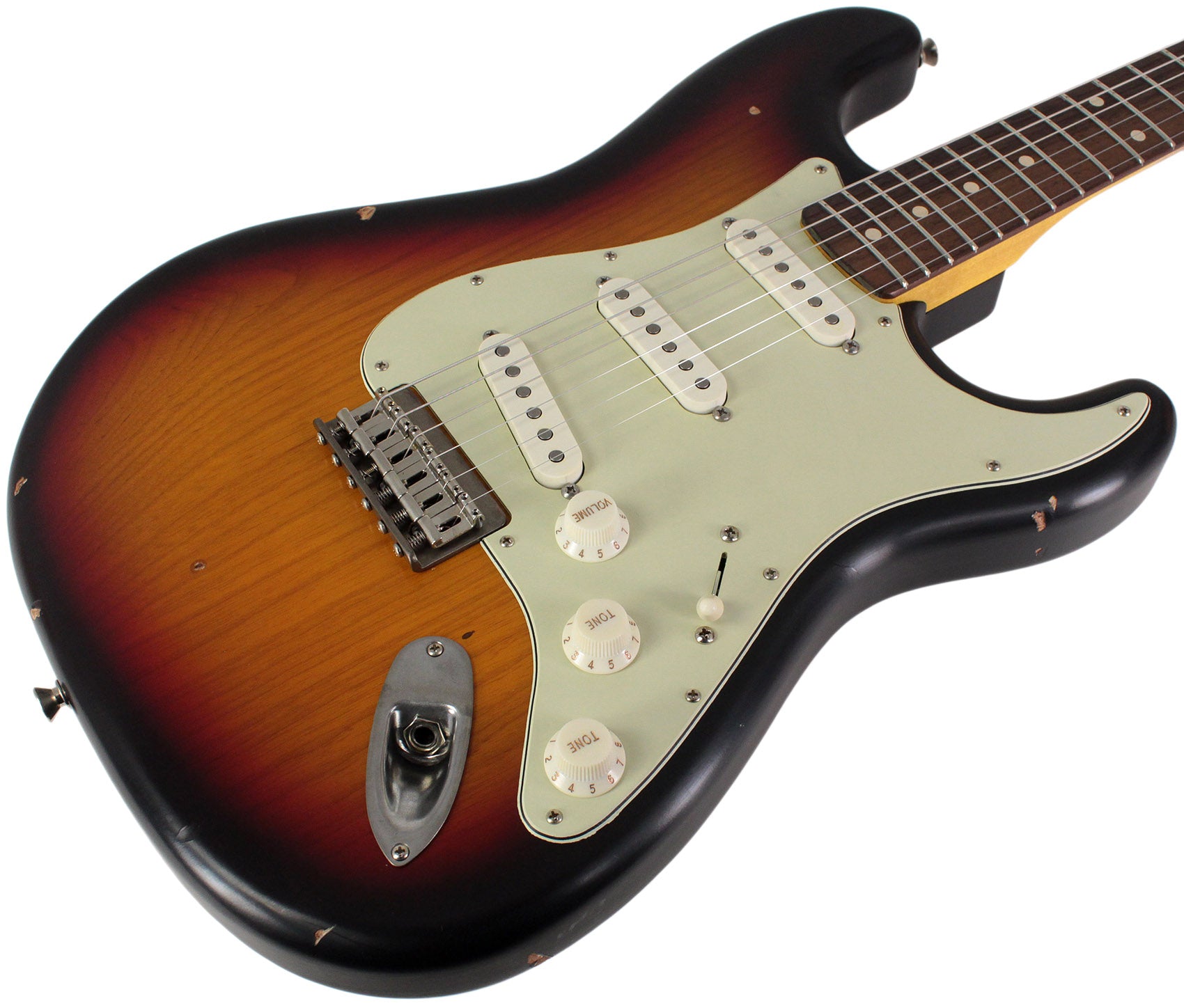 Nash S63 Guitar, 3-Tone Sunburst, Hard Tail, Light Aging Nash S63 Guitar, 3-Tone Sunburst, Hard Tail, Light Aging