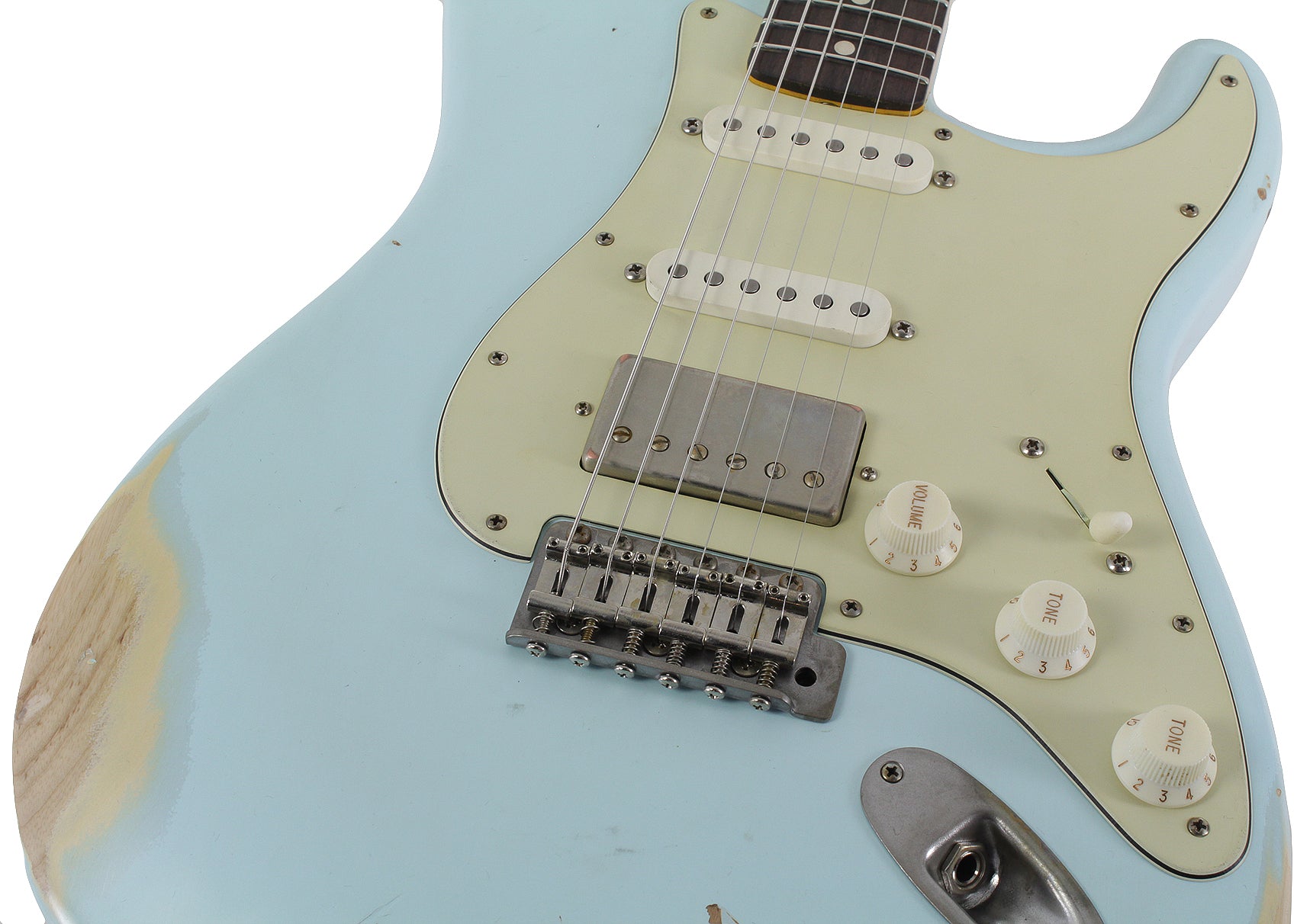 マカフェリギター Nash NH60 Nash S63 Guitar, Sonic Blue, HSS, Light