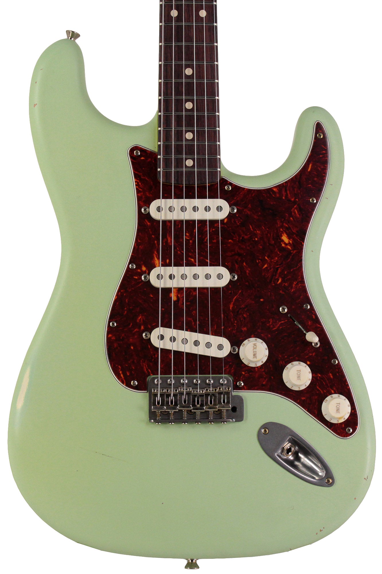 Nash S63 Guitar, Surf Green, Light Aging, Tortoise Shell
