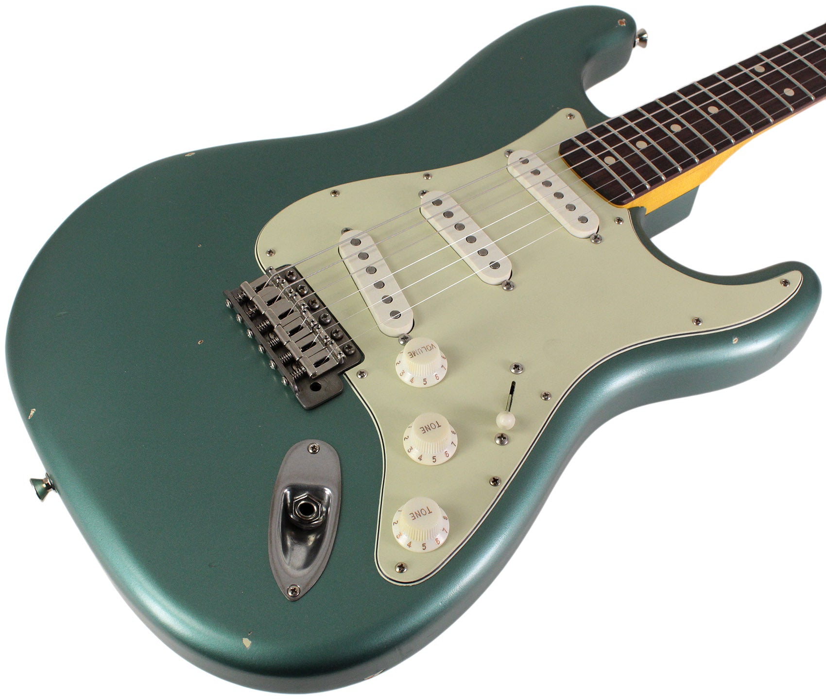 Nash S63 Guitar, Teal Green Metallic, Light Aging Nash S63 Guitar, Teal Green Metallic, Light Aging