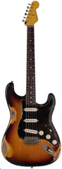Nash S63 Guitar, 3-Tone Sunburst, Black PG (SRV Vibe)