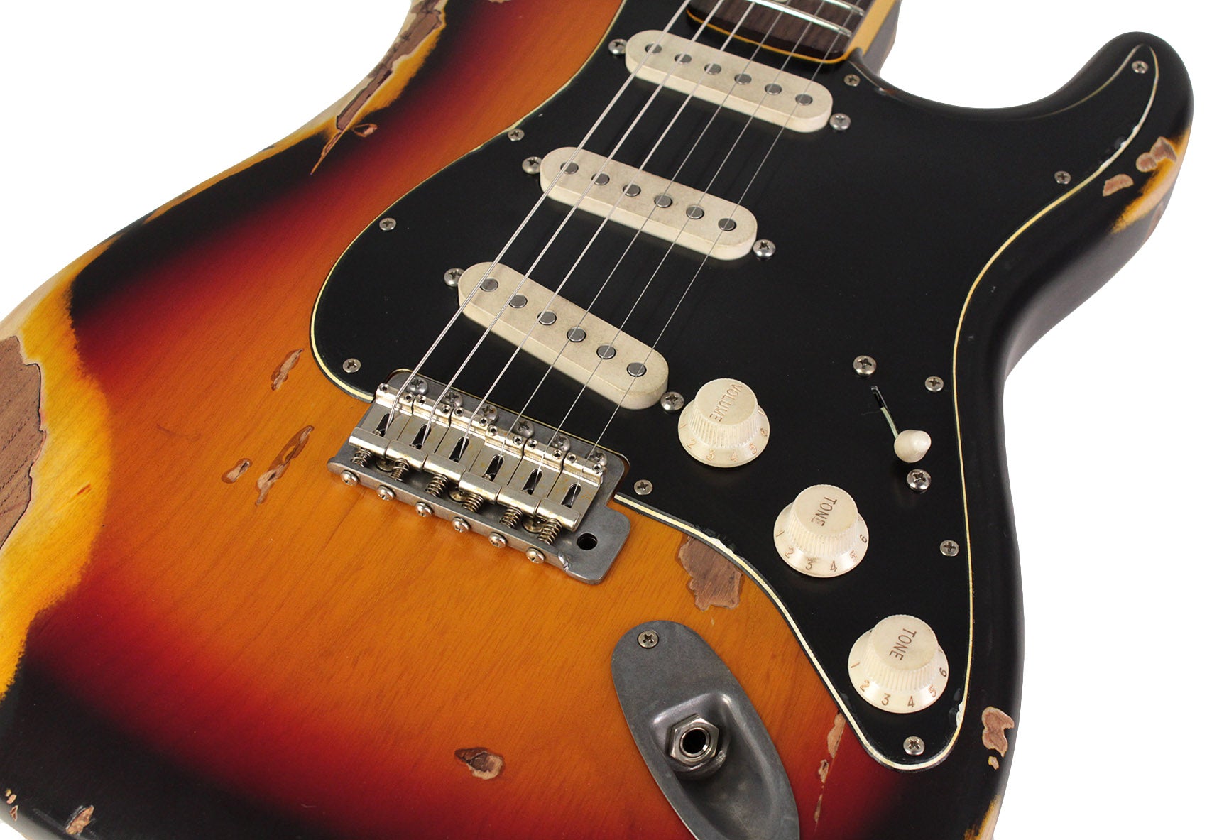 scrapbog Advarsel Ufrugtbar Nash S-63 Guitar, 3-Tone Sunburst, Black PG (SRV Vibe) | Humbucker Music