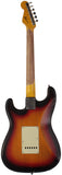 Nash S-63 Guitar, 3 Tone Sunburst, HSS, Light Aging
