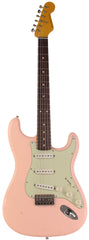 Nash S63 Guitar, Shell Pink, Hard Tail, Light Aging