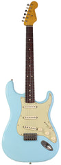 Nash S-63 Guitar, Sonic Blue, Hard Tail, Light Aging