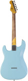 Nash S-63 Guitar, Sonic Blue, Hard Tail, Light Aging