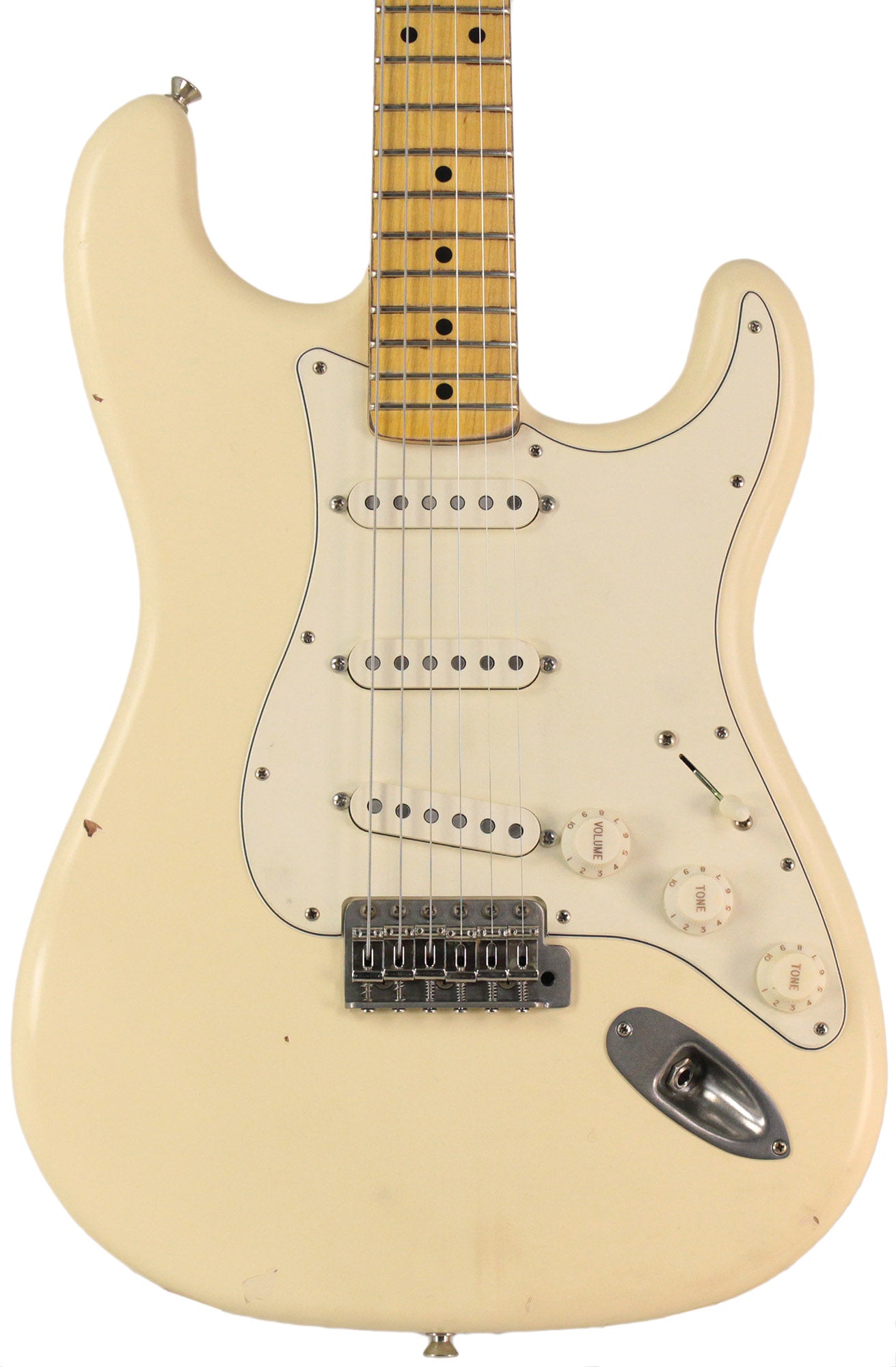 Nash S67 Guitar, Olympic White, Light Aging | Humbucker Music