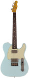 Nash T2HB Guitar, Sonic Blue, Light Aging
