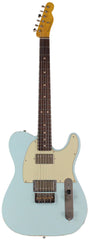 Nash T-2HB Guitar, Sonic Blue, Light Aging