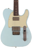 Nash T-2HB Guitar, Sonic Blue, Light Aging