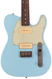 Nash T-2HB Guitar, P90's, Sonic Blue, Light Aging