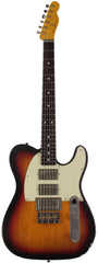 Nash T3HB Guitar, Lollar Imperials, 3 Tone Sunburst, Light Aging
