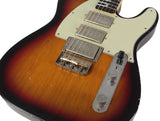 Nash T3HB Guitar, Lollar Imperials, 3 Tone Sunburst, Light Aging