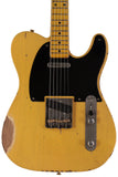 Nash T52 Guitar, Butterscotch Blonde, Boat Neck, Medium Aging