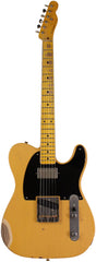 Nash T52 Guitar, Butterscotch Blonde, Humbucker, Medium Aging