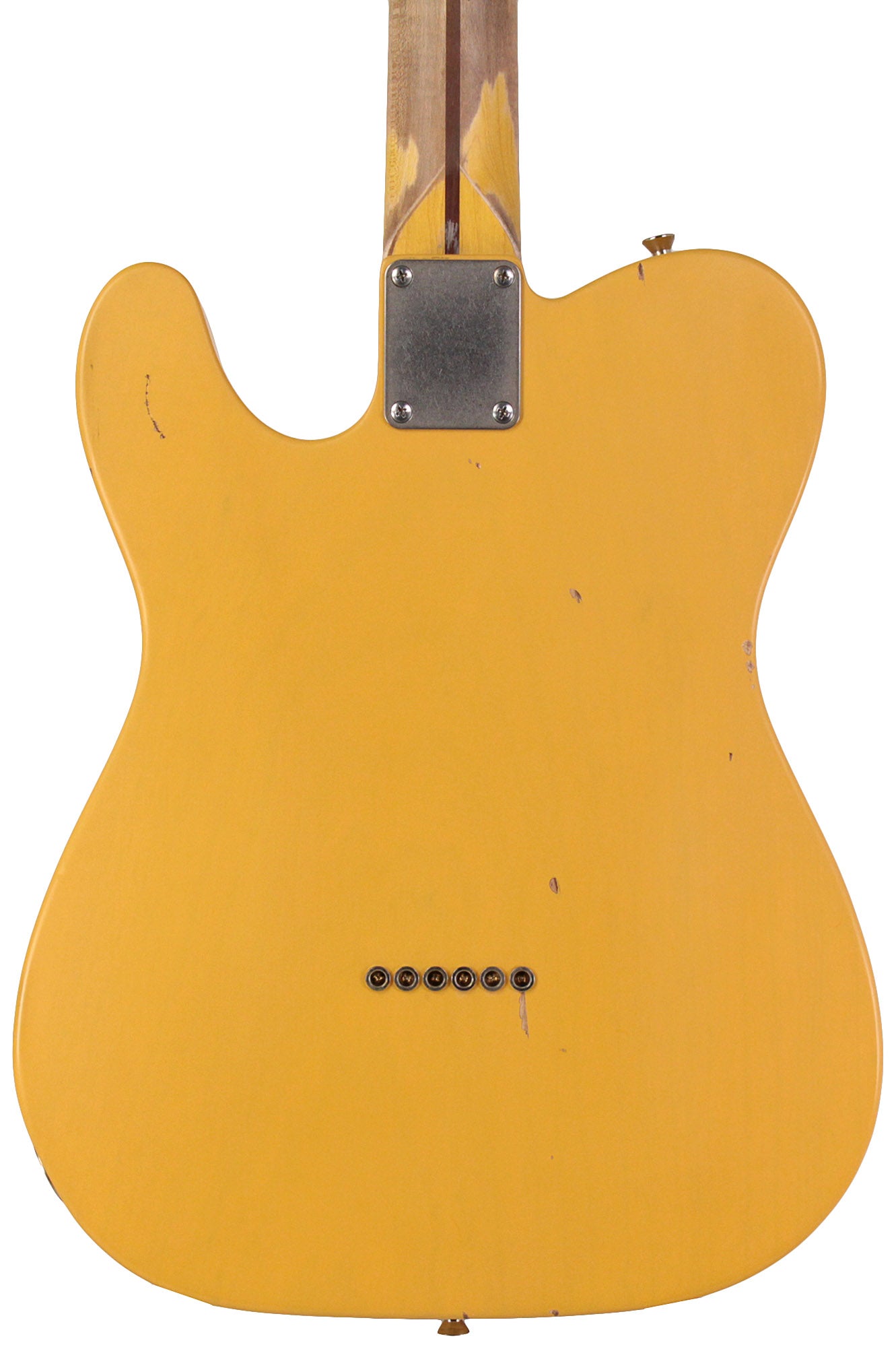 Nash T52 Guitar, Butterscotch Blonde, Boat Neck, Light Aging