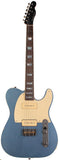 Nash T56 Guitar, Ice Blue Metallic, Light Aging