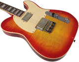 Nash T-59 Flame Top Guitar, Cherry Sunburst, Light Aging