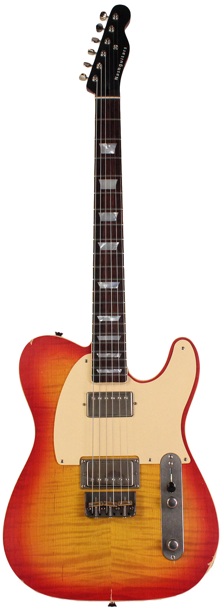 Nash S57 Guitar, Black, Light Aging | Humbucker Music