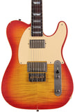 Nash T-59 Flame Top Guitar, Cherry Sunburst, Light Aging