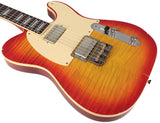 Nash T59FLM Flame Top Guitar, Cherry Sunburst, Light Aging