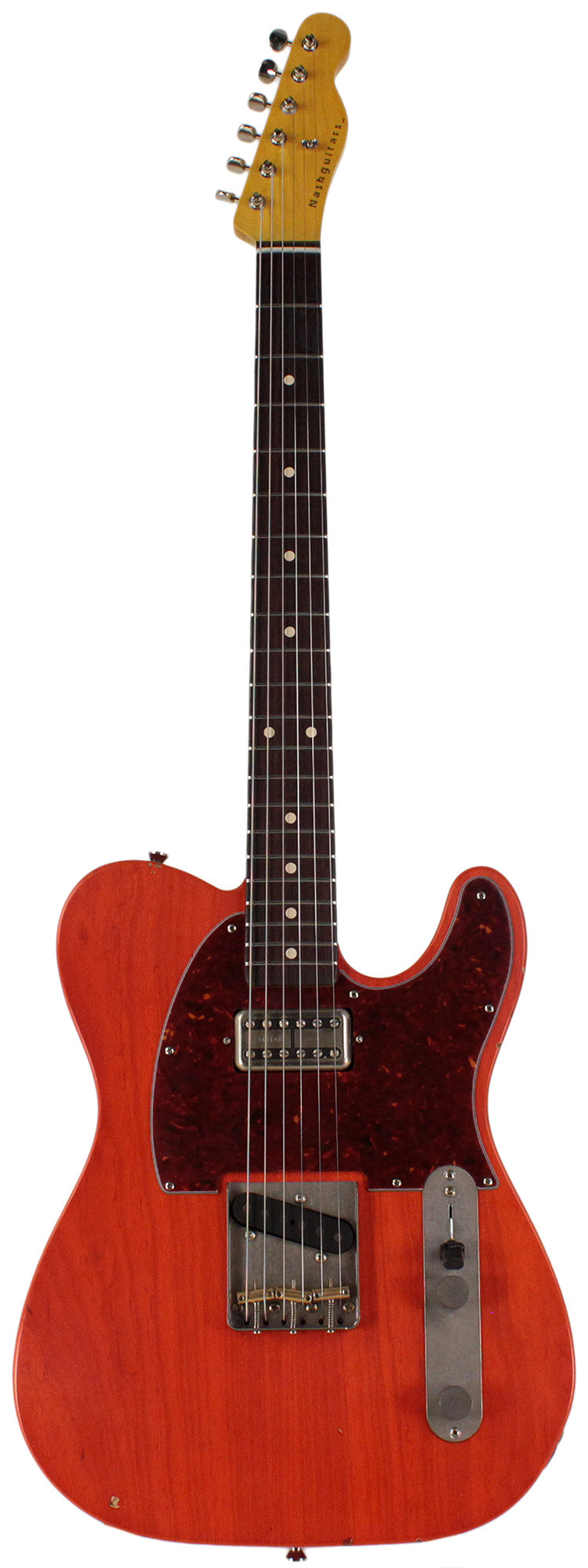 Nash T63 Guitar, Gretsch Orange, LollarTron, Light Aging