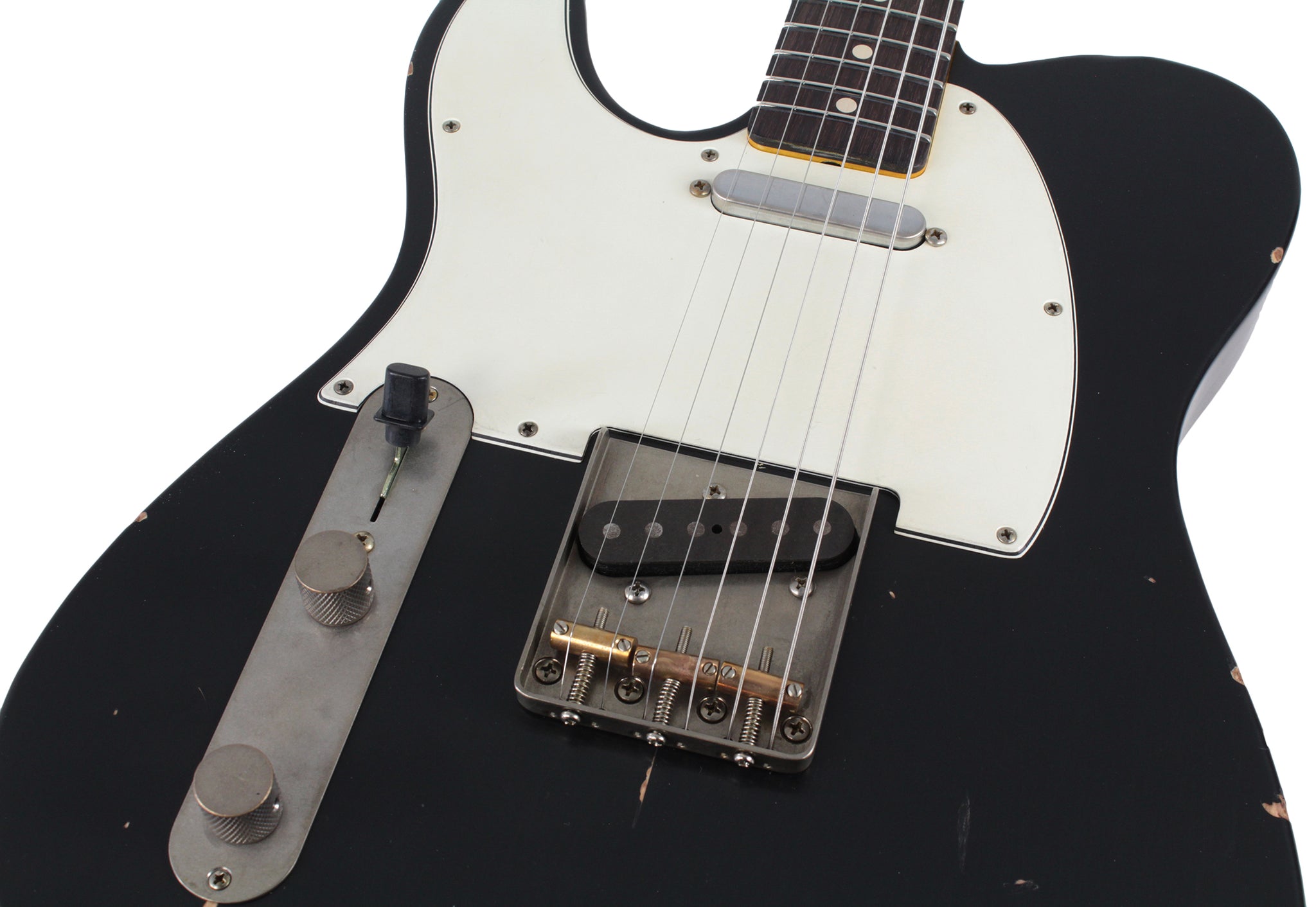 Nash T63 Guitar, Black, Left Hand | Humbucker Music