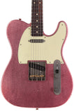 Nash T-63 Guitar, Vintage Pink Sparkle, Light Aging