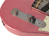 Nash T-63 Guitar, Vintage Pink Sparkle, Light Aging