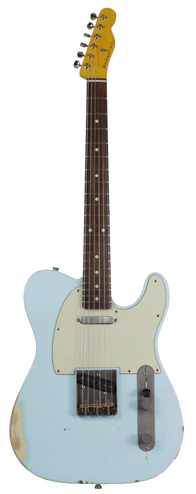 Nash T63 Guitar, Sonic Blue, Medium Aging | Humbucker Music