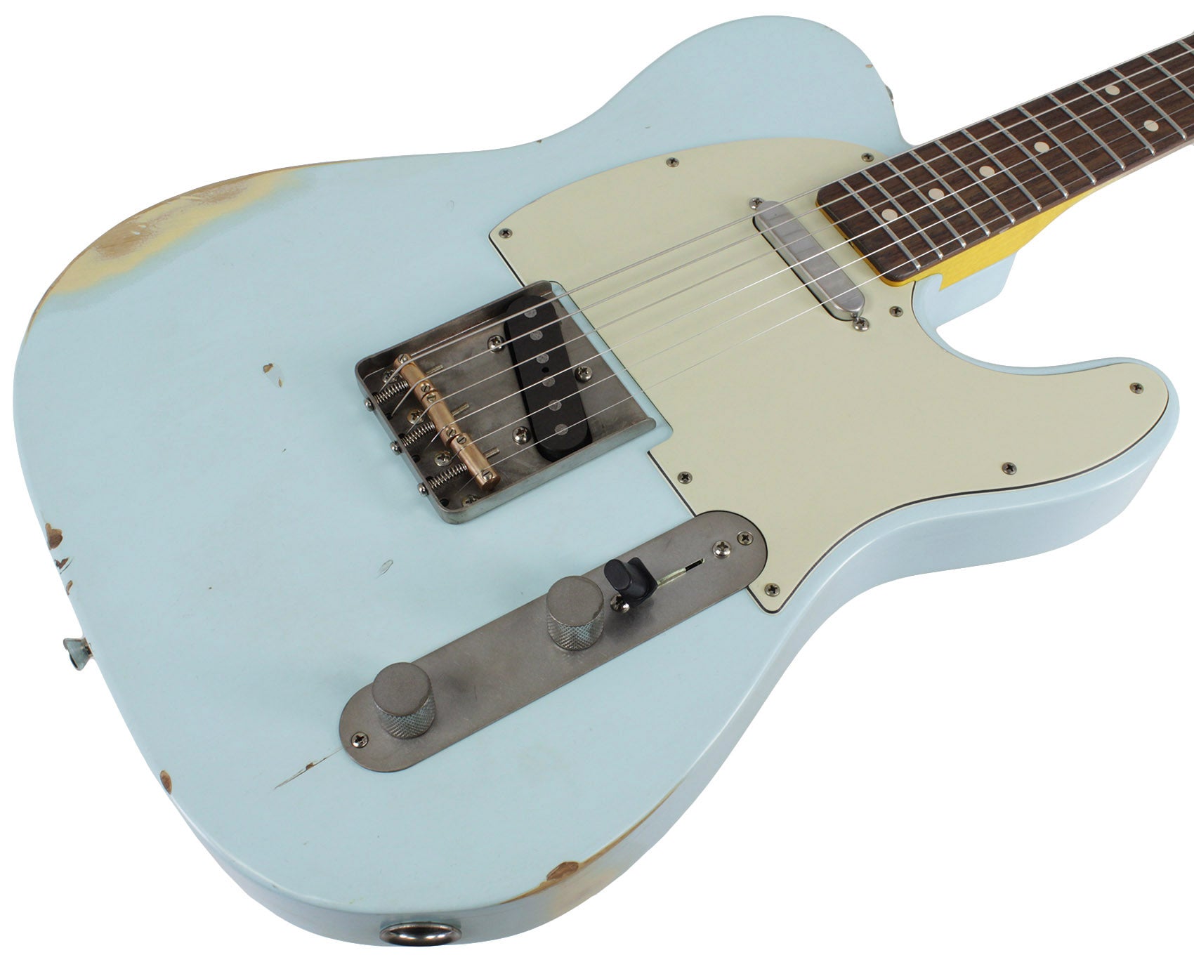 Nash T63 Guitar, Sonic Blue, Medium Aging | Humbucker Music